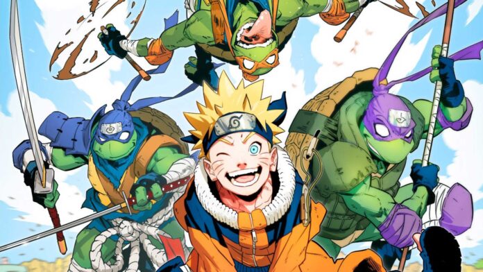 Naruto و TMNT يتّحدان في سلسلة مانجا جديدة